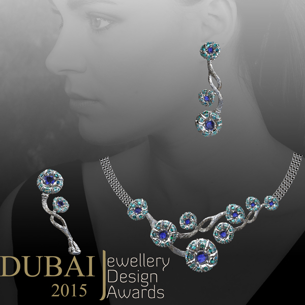 AndreaKoenig_ Dubai 2015 Finalist_ Necklace_Earrings_Brooch