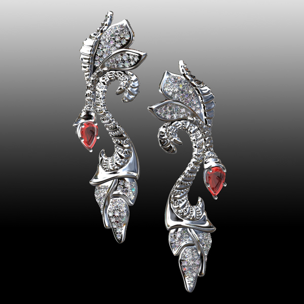 AndreaKoenig_Ruby and Diamond Earrings_600